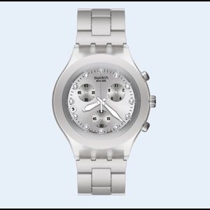 SWATCH Irony Diaphane Silver Full Blooded watch